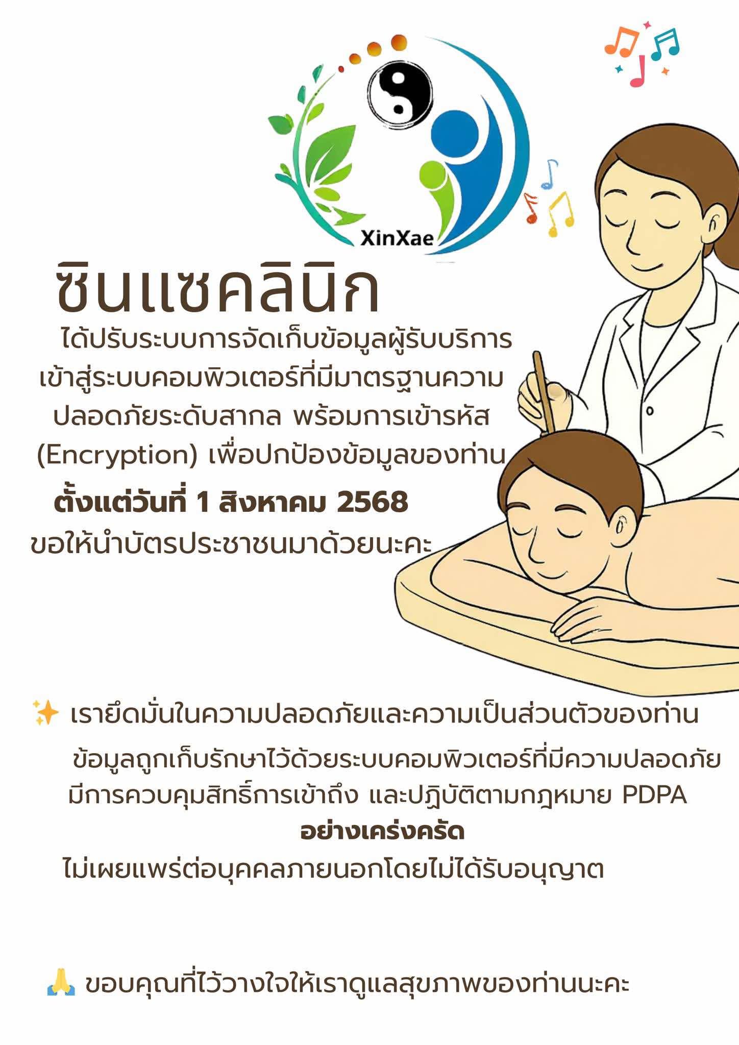 นโยบายการเก็บรักษาข้อมูลคนไข้